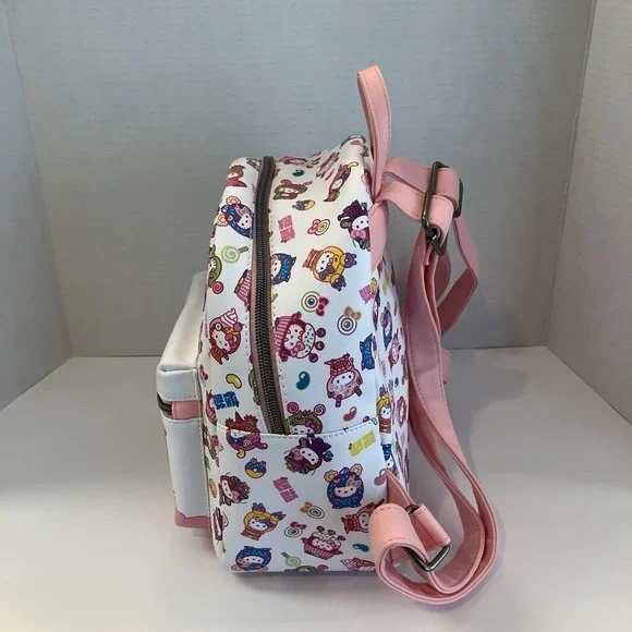 New! Loungefly Hello Kitty Monster Bright Rainbow Costumes Mini Backpack - Picture 7 of 9